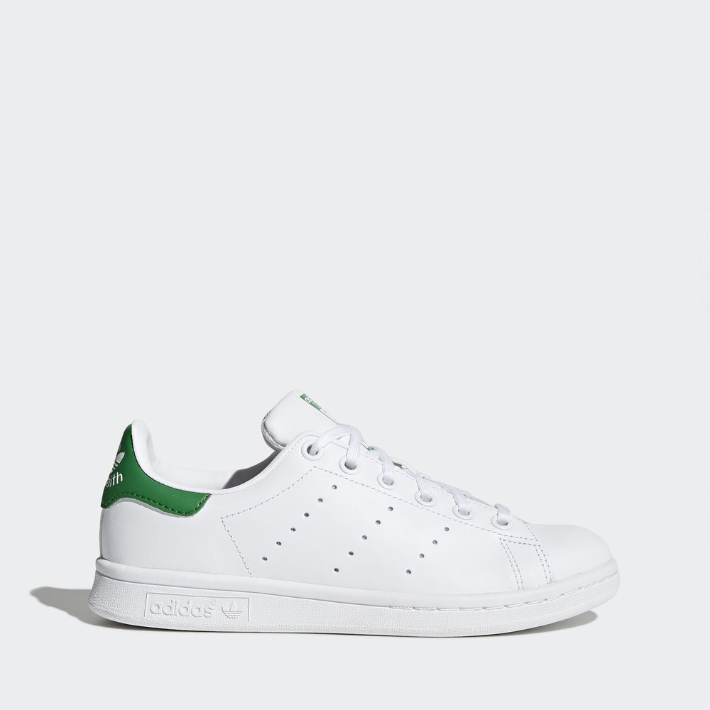 Adidas Stan Smith - Originals για αγορια - Ασπρα/Πρασινο,Μέγεθος: EU 27 – 39 1/3 (593VYPBD)